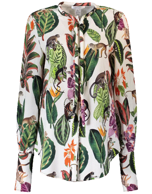 Jungle Print Blouse