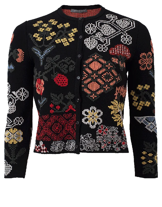 Printed Cardigan