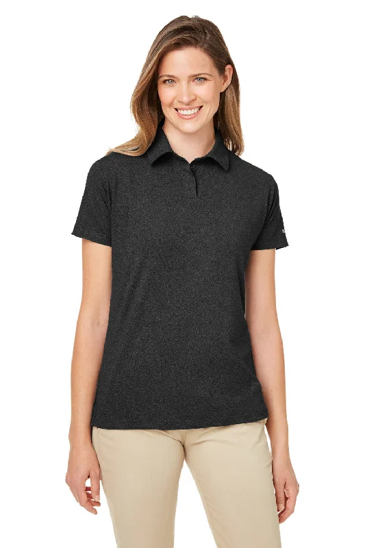 Nautica Womens Saltwater UPF 40+ Short Sleeve Polo Shirt - Onyx Black