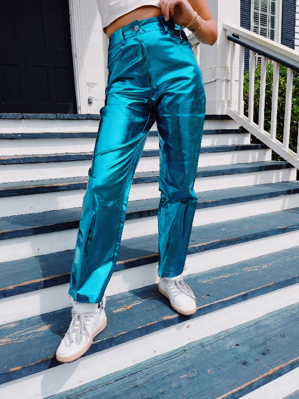 Disco Queen Pants - Blue