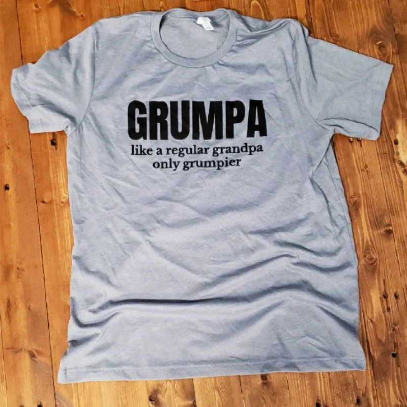 Grumpa, Like a Regular Grandpa Only Grumpier - Heather Storm Tee