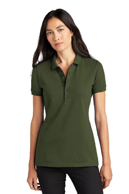 Mercer+Mettle Womens Moisture Wicking Short Sleeve Polo Shirt - Townsend Green - Closeout