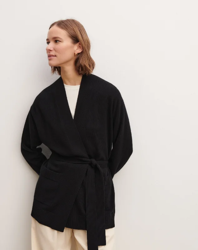 Belted cosy jacket