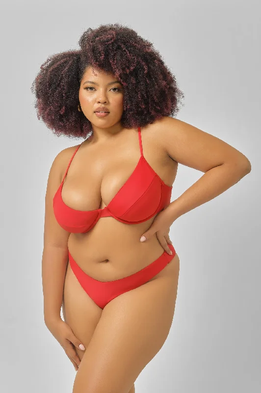 Underwire Top / Shanghai Red