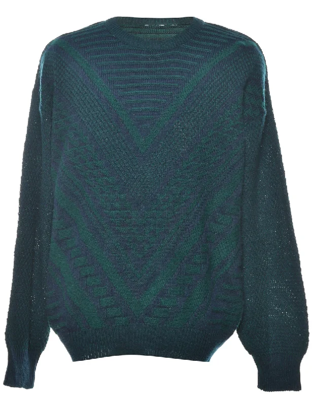 Geometric Pattern Jumper - XL