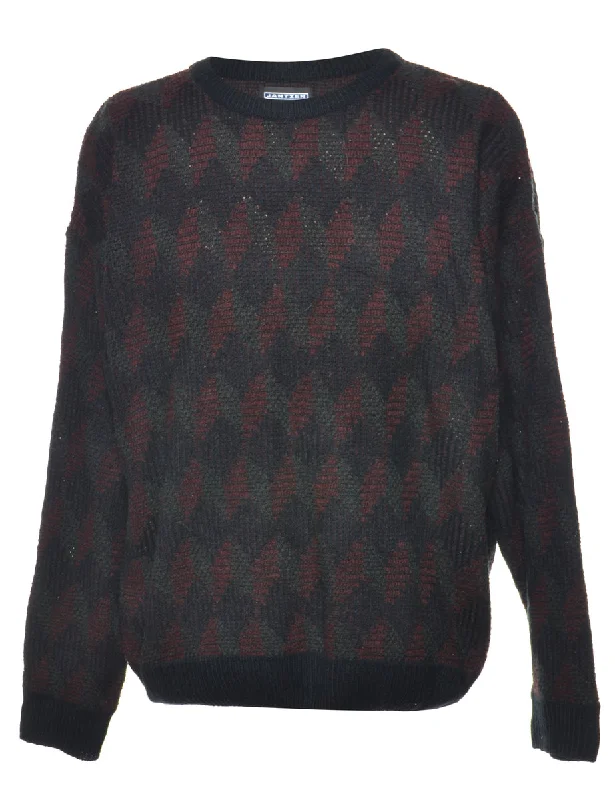 Geometric Pattern Jumper - XL