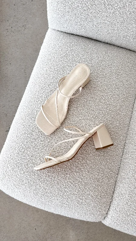 Yazmin Heel 2.0 - Butter Cream