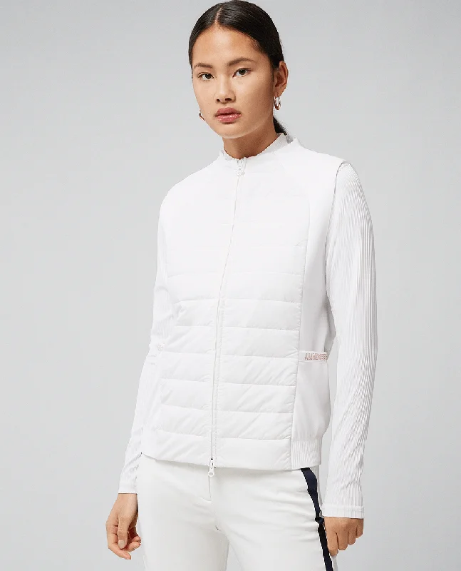 SIZE XS - J.Lindeberg Keisha Primaloft Vest White