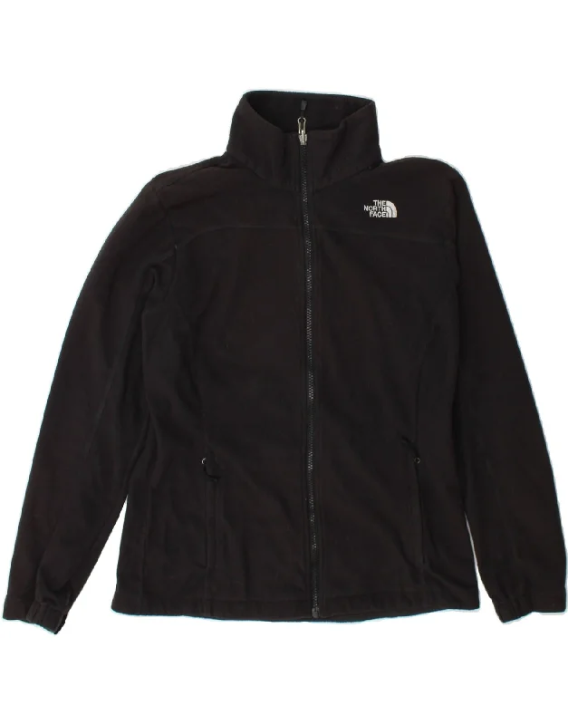 THE NORTH FACE Womens Fleece Jacket UK 16 Large Black Polyester