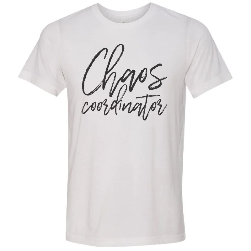 Chaos Coordinator - White Unisex Tee