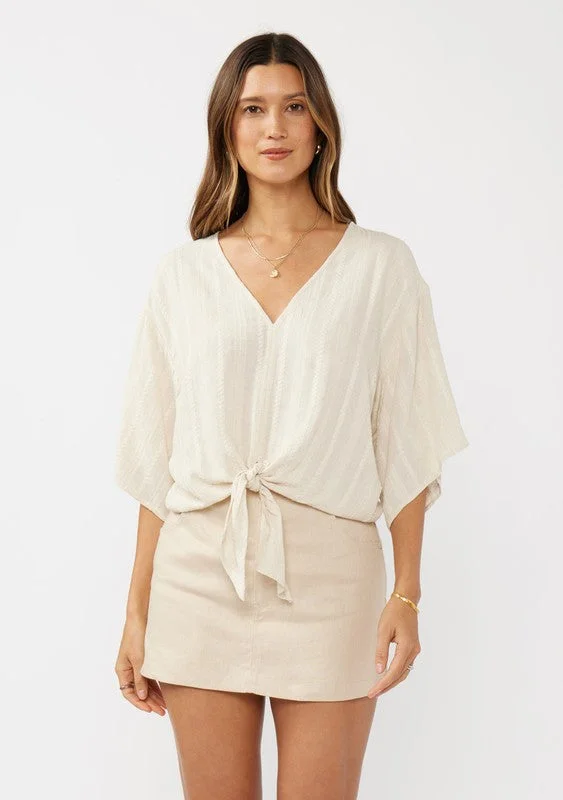 Soraya Linen Blouse Top