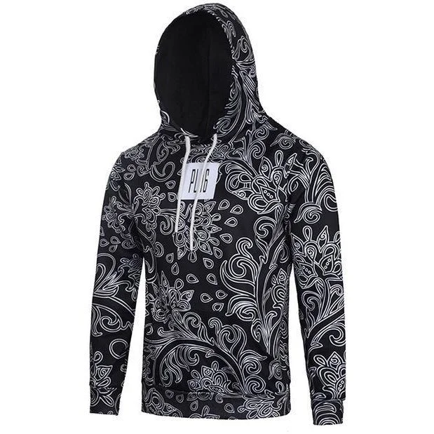 Unisex Detailed Intricate Designs Pattern Hoodie