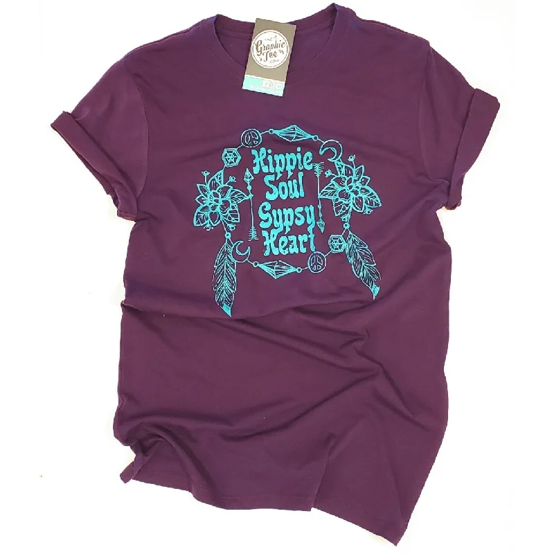 Hippie Soul, Gypsy Heart - Berry Tee