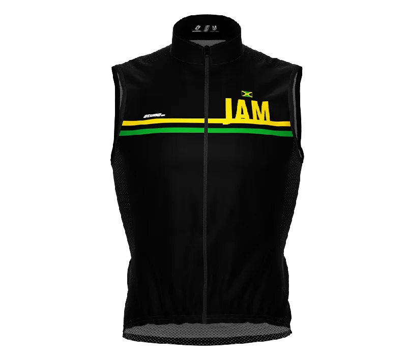 Wind Breaker Cycling Running Sports Vest Jamaica Country Code for Men And Women