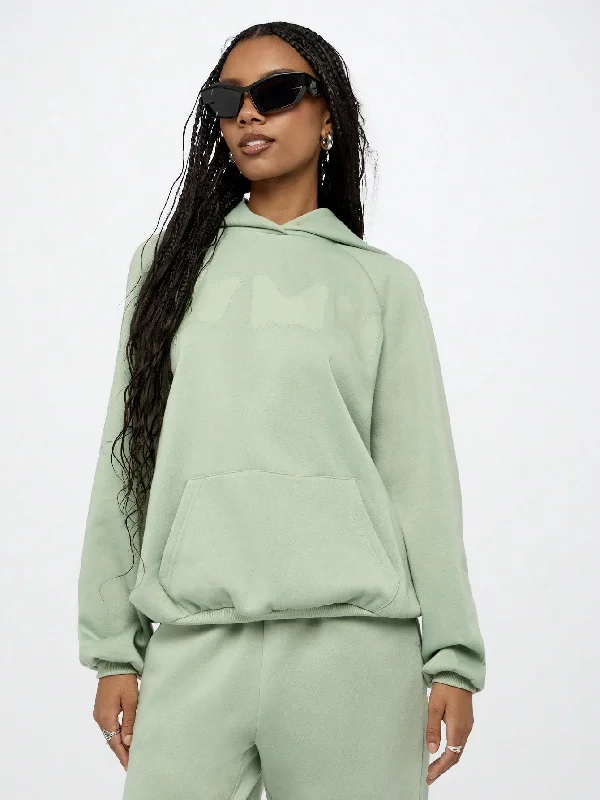 SUMWON WOMEN Raglan Oversized Hoodie With Balloon Sleeves