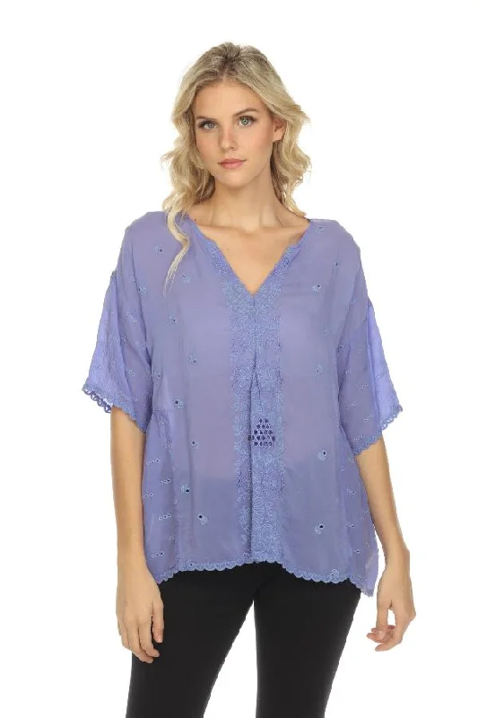 Johnny Was Berries Hadley Half Sleeve Blouse Boho Chic C13422