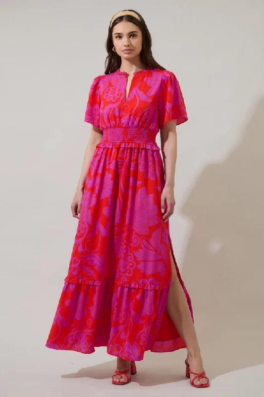 Imara Floral Maxi Dress