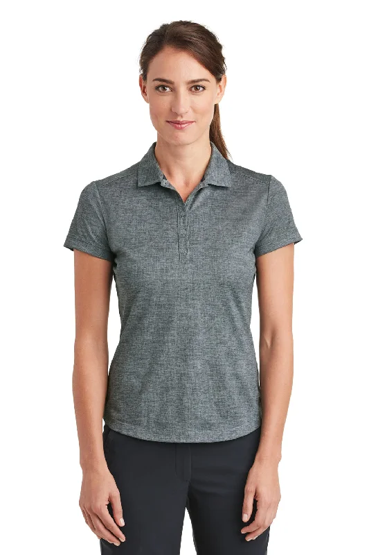 Nike Womens Dri-Fit Moisture Wicking Short Sleeve Polo Shirt - Cool Grey - Closeout