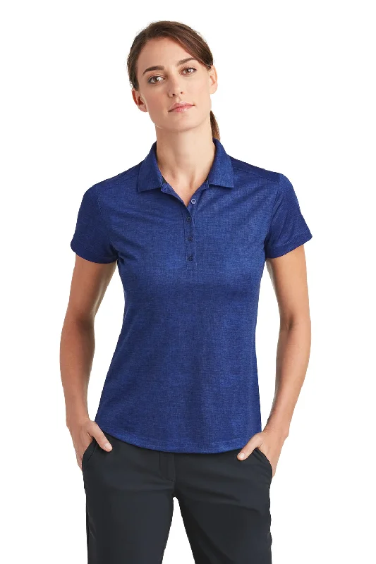 Nike Womens Dri-Fit Moisture Wicking Short Sleeve Polo Shirt - Old Royal Blue - Closeout