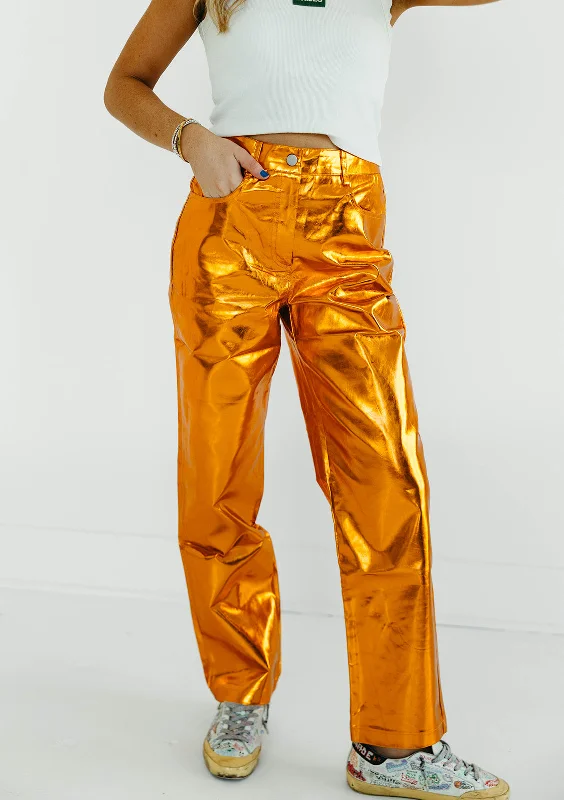 Disco Queen Pants - Bronze/Orange