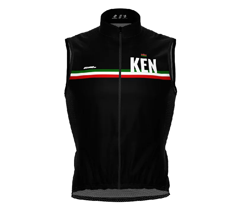 Wind Breaker Cycling Running Sports Vest Kenya Country Code for Men And Women