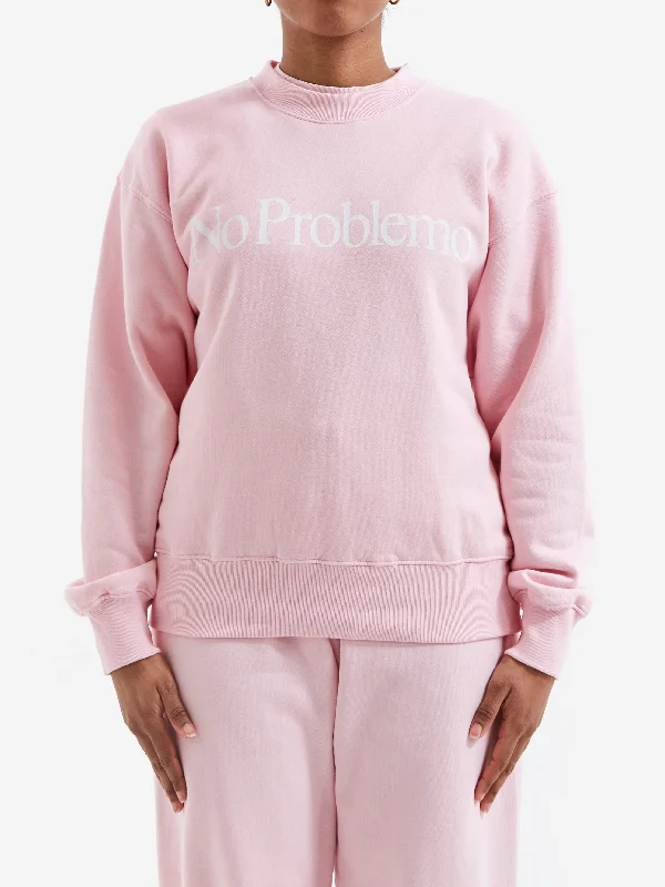 No Problemo Sweatshirt - Pale Pink