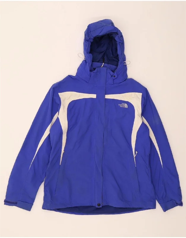 THE NORTH FACE Womens Windbreaker Jacket UK 16 Large Blue Colourblock