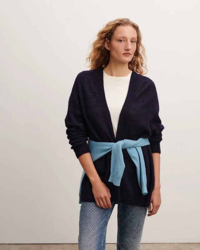 Feather-light cashmere cardigan