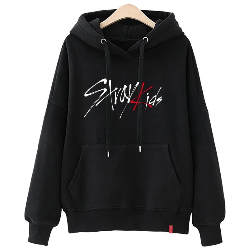 stray kids sweatshirt kpop oversized hoodie graphic print Korean clothes harajuku sweat femme oversize ladies fall clothing