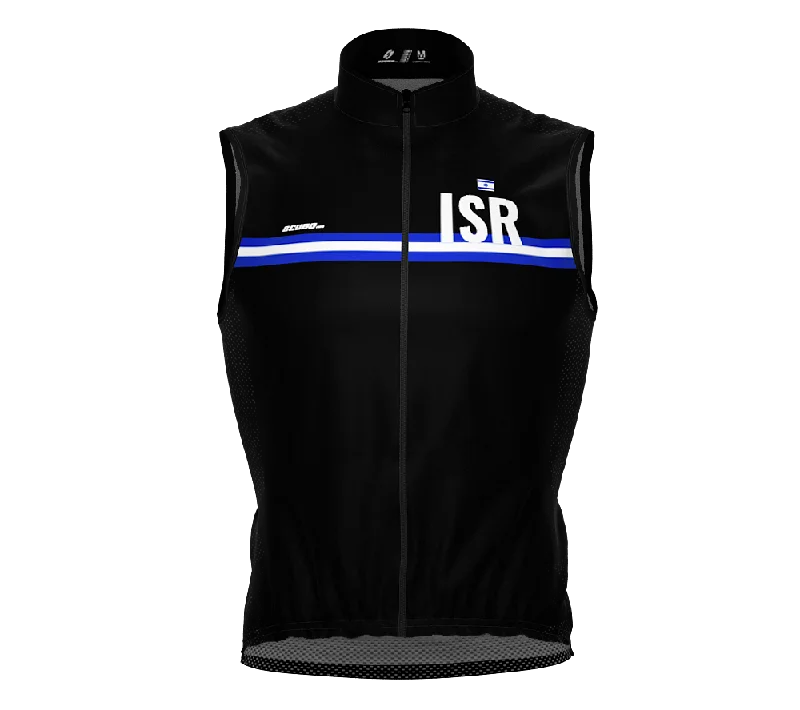 Wind Breaker Cycling Running Sports Vest Israel Country Code for Men And Women