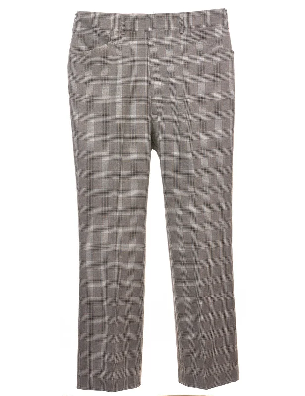 Haggar Dogtooth Checks Suit Trousers - W36 L32