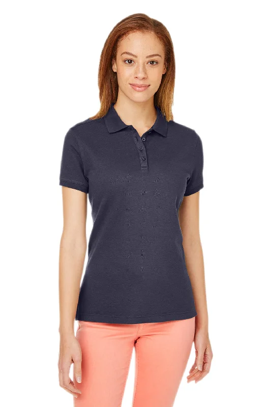 Devon & Jones Womens New Classics Performance Moisture Wicking Short Sleeve Polo Shirt - Navy Blue