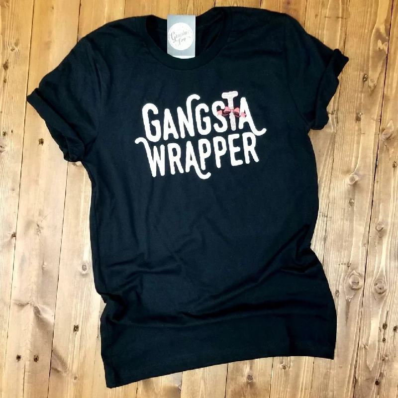 Gangsta Wrapper - Black Tee